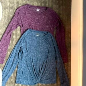 Cozy girls tops with center gather